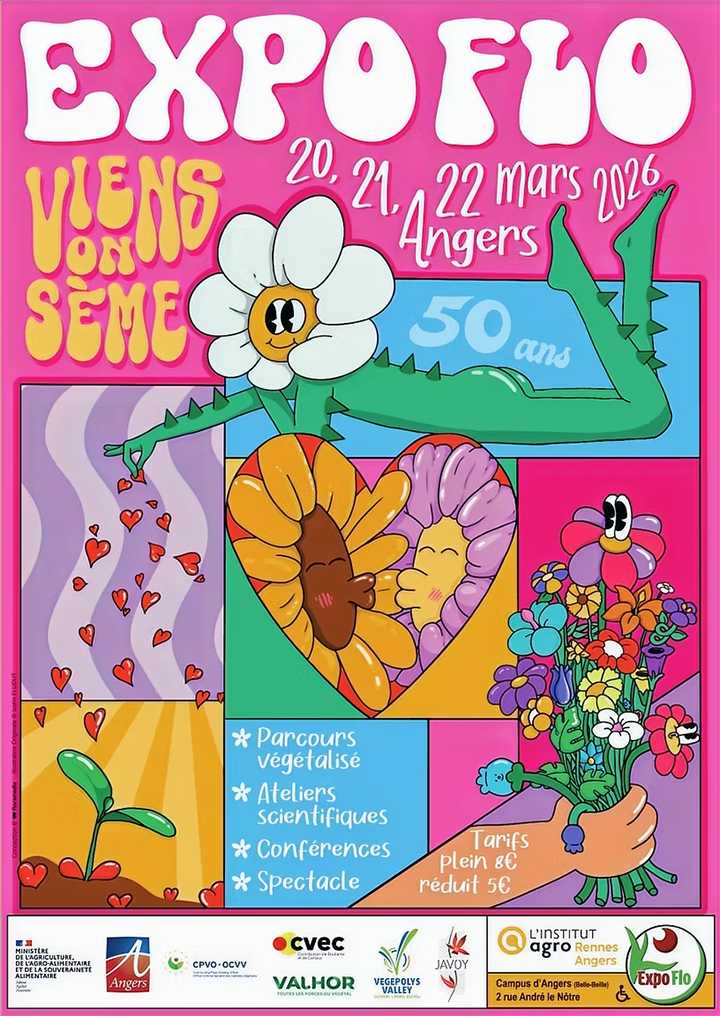 Affiche de l'Expo Flo 2026