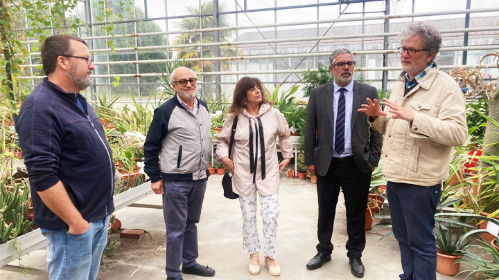 Visite des serres sur le campus d'Angers