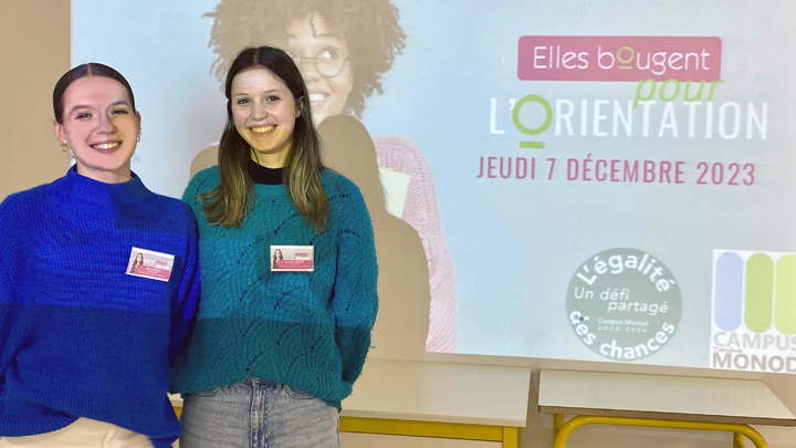 Etudiantes du dispositif Elles bougent