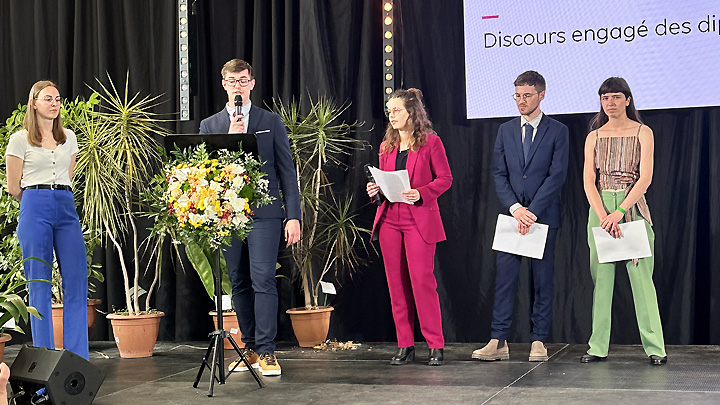 Discours engagé des étudiants