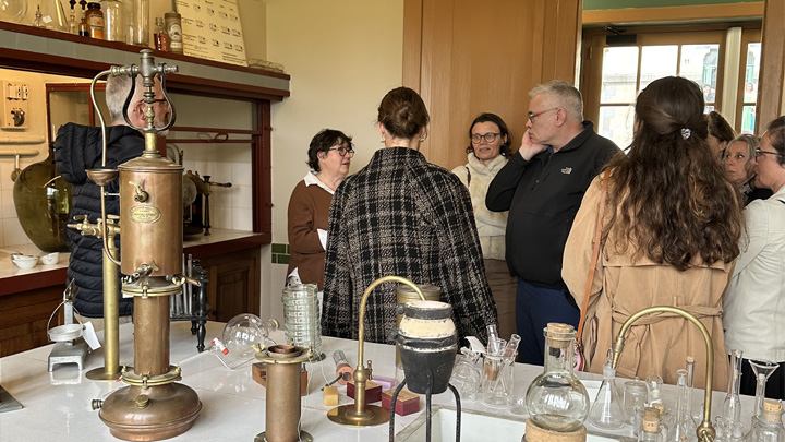 Visite du pavillon des collections