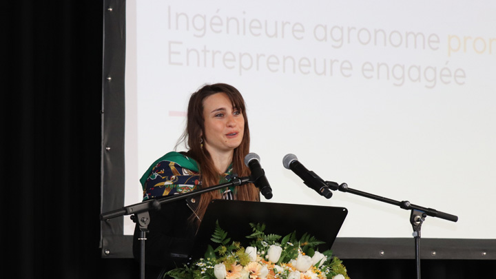 Elise Bordet, marraine de promotion