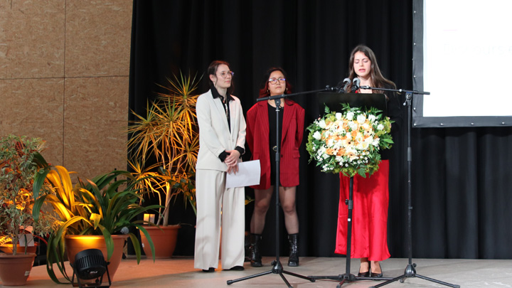 Discours engagée des étudiantes