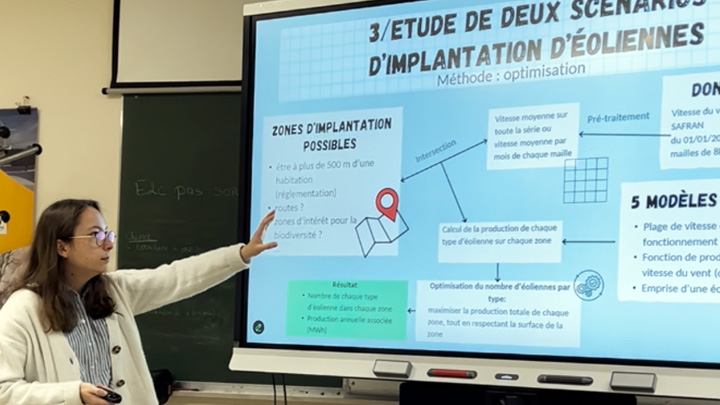 Présentation d'un projet étudiant
