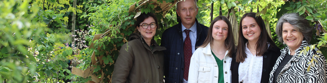 Inauguration du jardin de nos étudiants