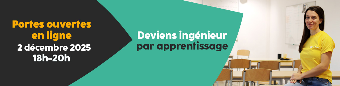Elève-ingénieure par apprentissage