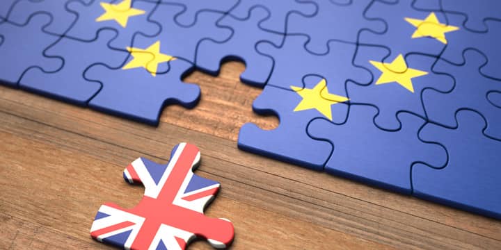 Puzzle illustrant le Brexit