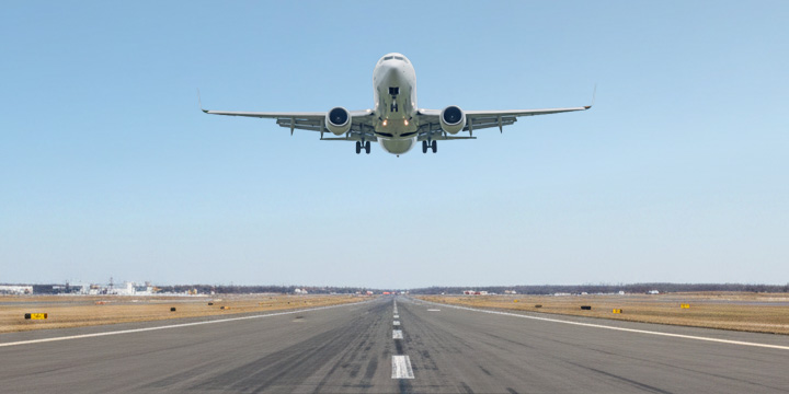 Avion au décollage