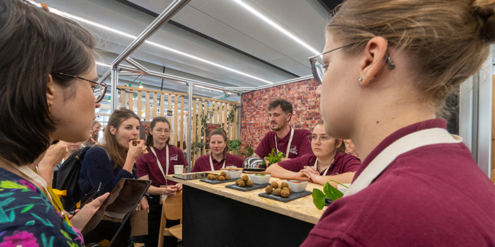 Dégustation des bouchés Cœur de bœuf de l'équipe Quartier n°5