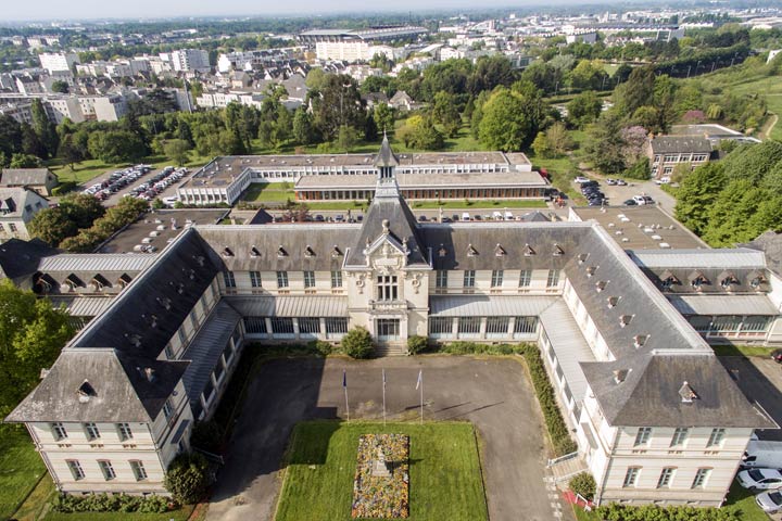 Vue aérienne du campus de Rennes