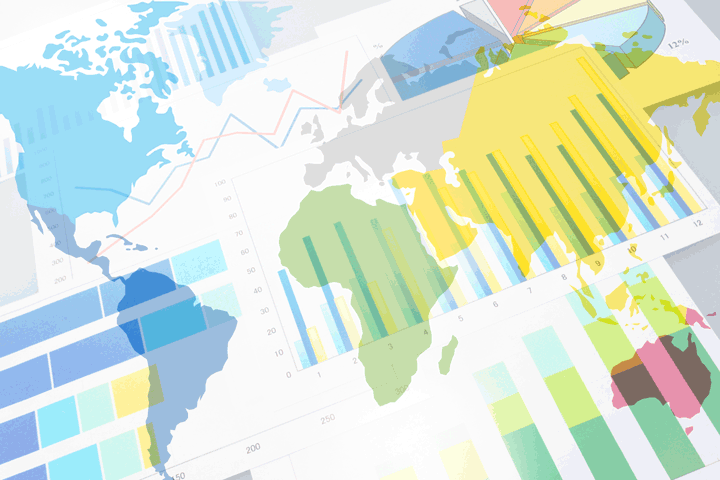 Graphique illustrant des données économiques