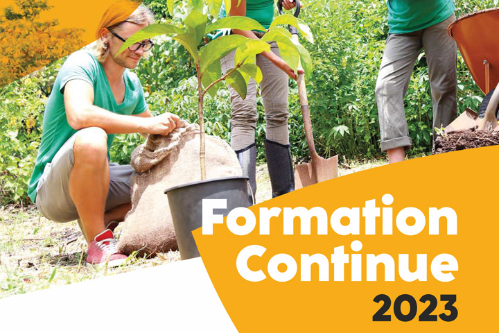 Couverture du catalogue de formation continue